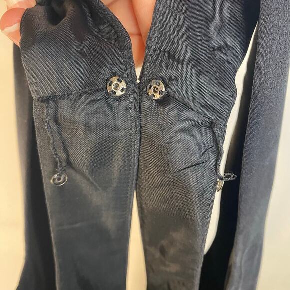 August Silk Black Tank Little Black Dress Size 12 Y2K Classic Whimsigoth Goth - Picture 11 of 15